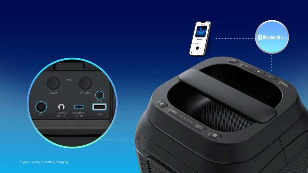 Hisense Party Rocket Connectivity