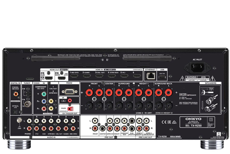 Onkyo TX-RZ50 AV Receiver