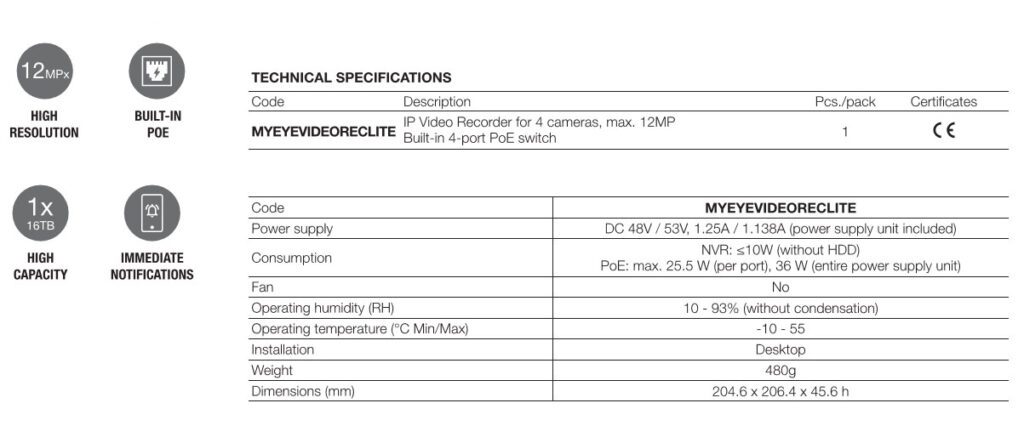 Yobii MyEye Video Lite Recorder