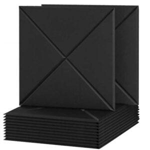 Acoustic PET tile 400 x 400mm in Black
