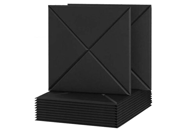 Acoustic PET tile 400 x 400mm in Black