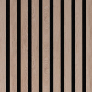 Slatted Acoustic Panels in Oak